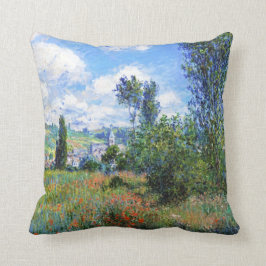 Lanen i vallmo sätter in St Martin Claude Monet Kudde