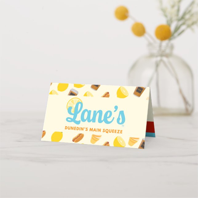 Lane's Lemonade Loyalty Card Lojalitetskort (Framsida)
