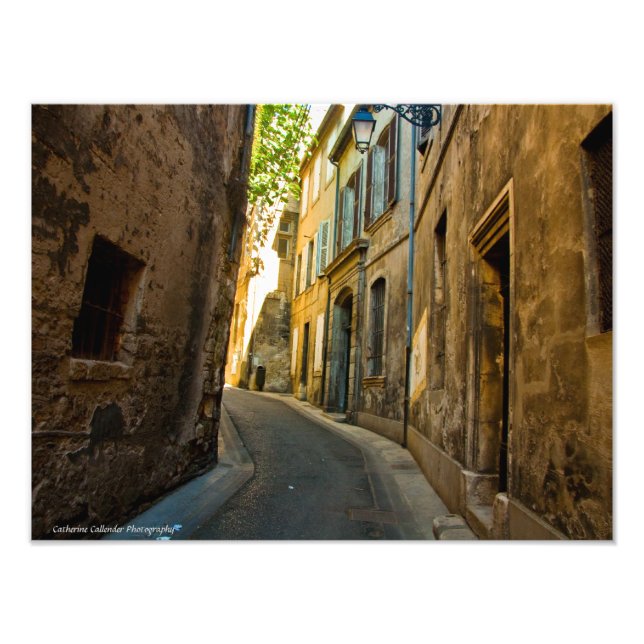 Lanes of Provence Fototryck (Framsidan)