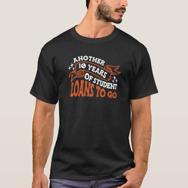 Lånesäkerhet i Student - skuldpremie T Shirt (Framsida)