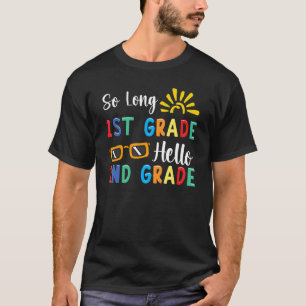 Lång 1:a Klass-Studenten-lärare Kids 2:a Grad T Shirt