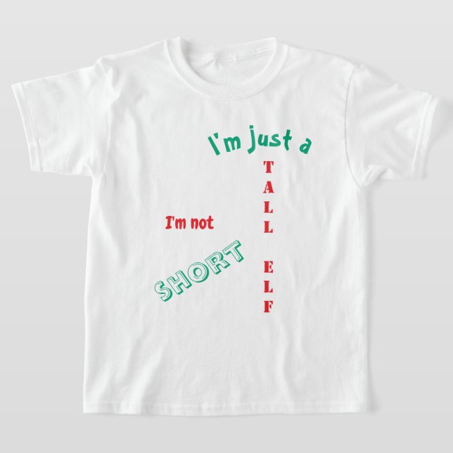 Lång alvbarn t-shirt (Laydown)