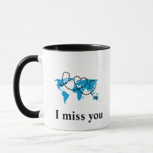 lång avstånd america-australia mugg