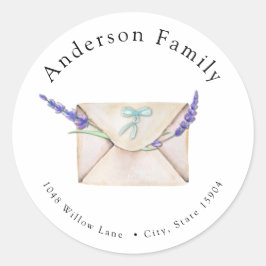 Lång Avstånd babyvisningsprogram efter Adress-förs Runt Klistermärke