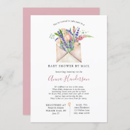 Lång Avstånd babyvisningsprogram efter e-post Inbjudningar