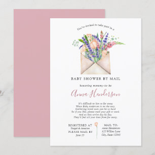 Lång Avstånd babyvisningsprogram efter e-post Inbjudningar