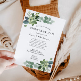 Lång Avstånd babyvisningsprogram efter e-post Inbjudningar