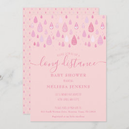 Lång Avstånd visningsprogram / Blänka efter post Inbjudningar