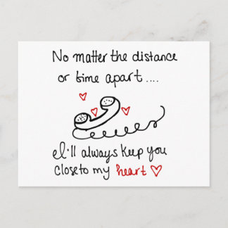 Lång Avstånd vykort