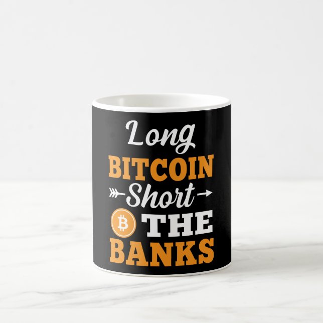 LÅNG BITCOIN KORT BANKER KAFFEMUGG (Center)