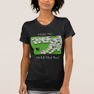 Lång Borttappad Lamb: PROUD Black Sheep T-Shirt