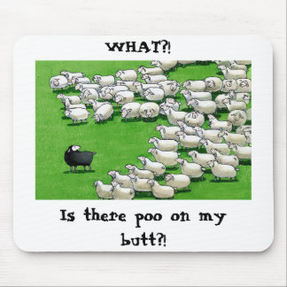 Lång Borttappad Lamb: Sticky Butt Mousepad Musmatta