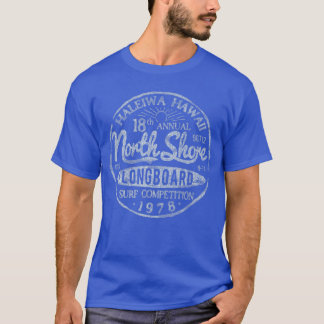 Lång bräda North Shore Surf Vintage Hawaii Strand T Shirt