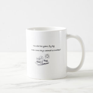 Lång dag på arbete kaffemugg