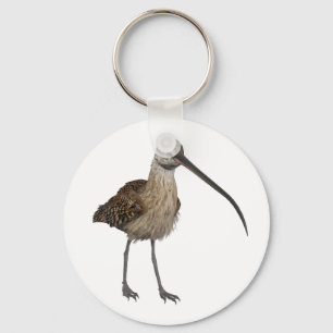Lång-Fakturerad Curlew Nyckelring
