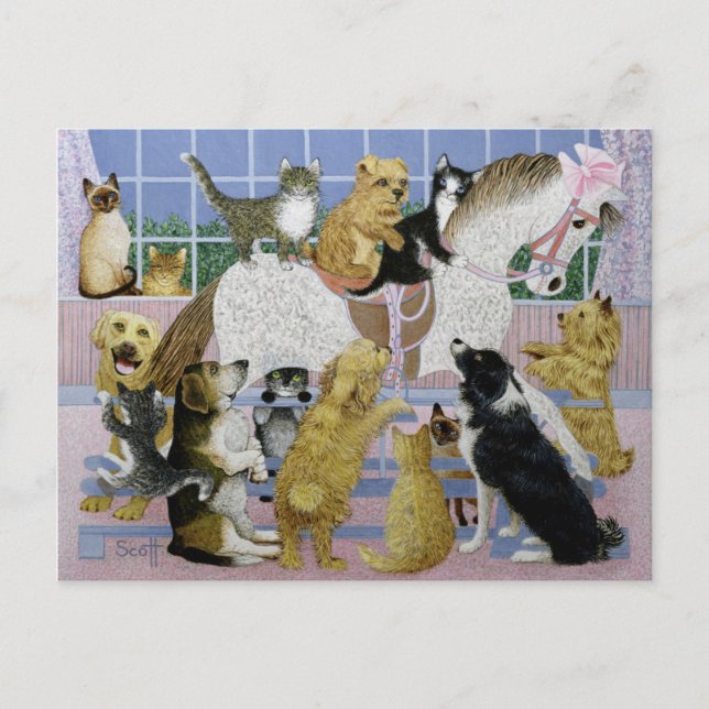 Lång för riden vykort (Framsida)