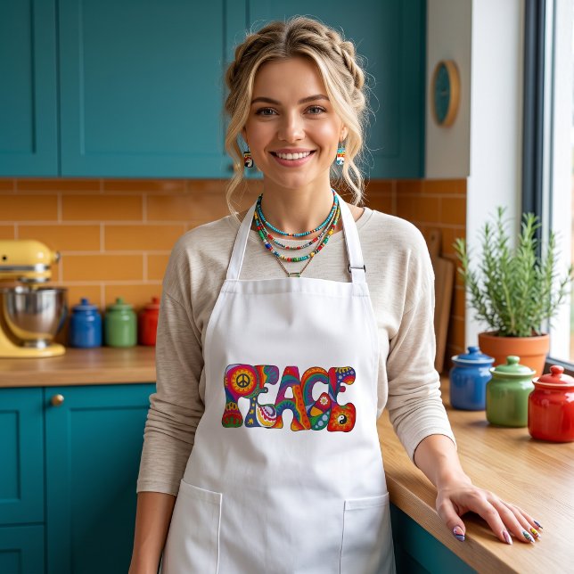 Lång frid Apron Långt Förkläde (Skapare uppladdad)
