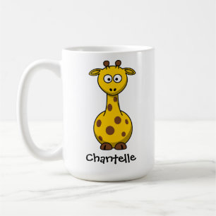 Lång giraff kaffemugg