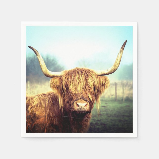 Lång häftad kummel pappersservett (Framsidan)