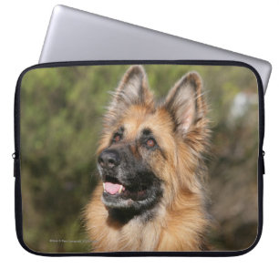 Lång Haired tysk herde 1 Laptop Sleeve