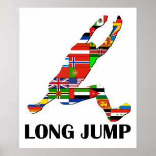 Lång hopp poster