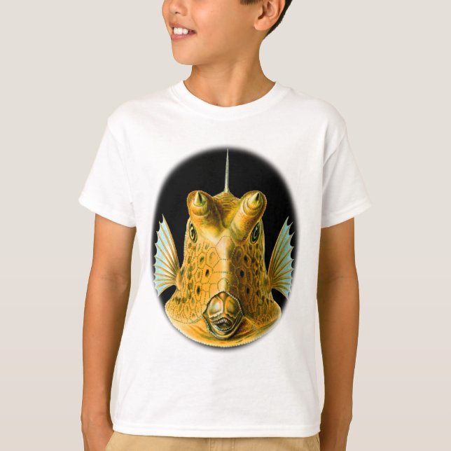 Lång-horned Cowfish Tee (Framsida)