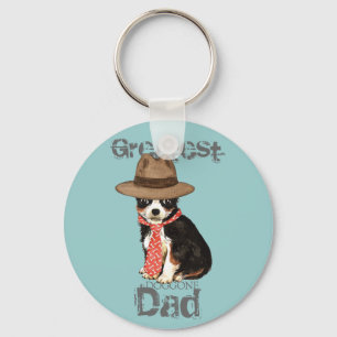 Lång Jacka Chihuahua Pappa Nyckelring