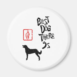 Lång-Jackade Weimaraner Magnet