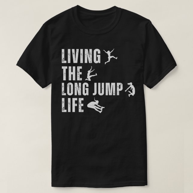 Lång jump 4 t shirt (Design framsida)