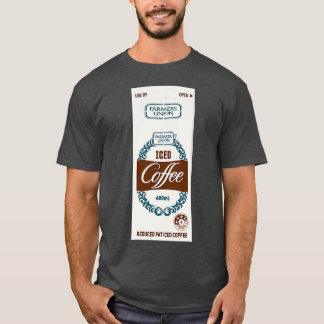 Lång kaffekaffe från lantbrukare t shirt