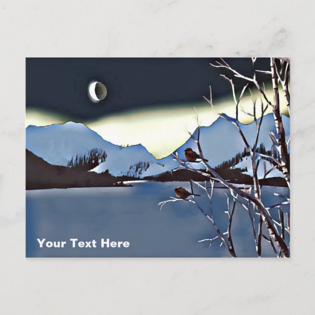 Lång Kall Vykort (Framsida)