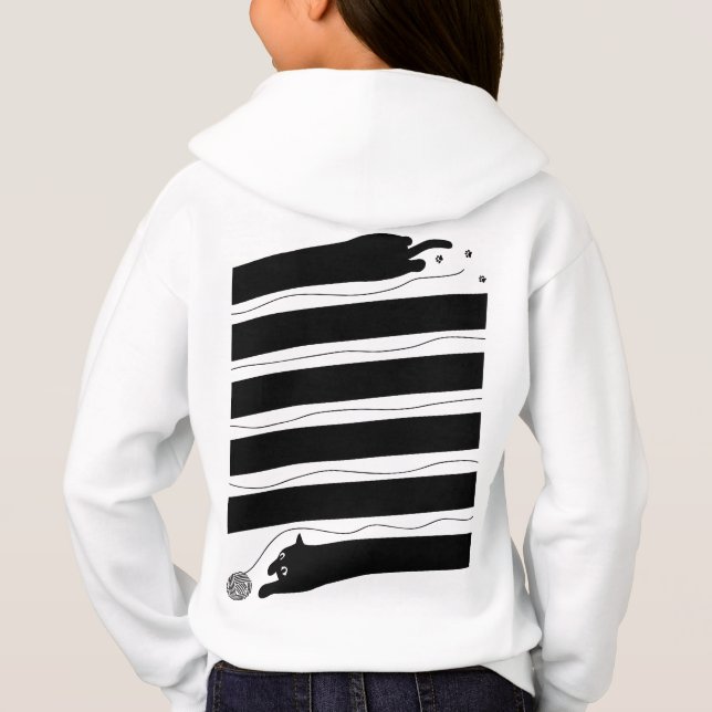 Lång katt t shirt (Baksida)