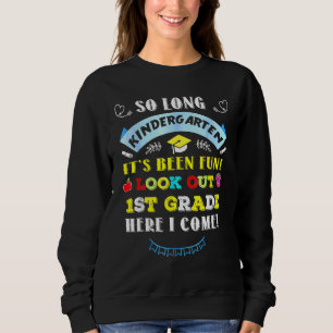 Lång Kindergarten, se upp första Klass här T Shirt