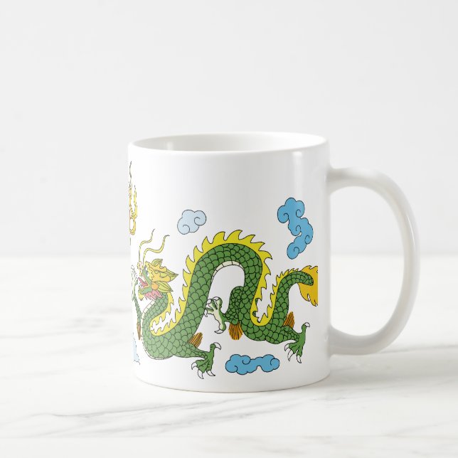 (Lång) kinesisk drake, Kaffemugg (Höger)