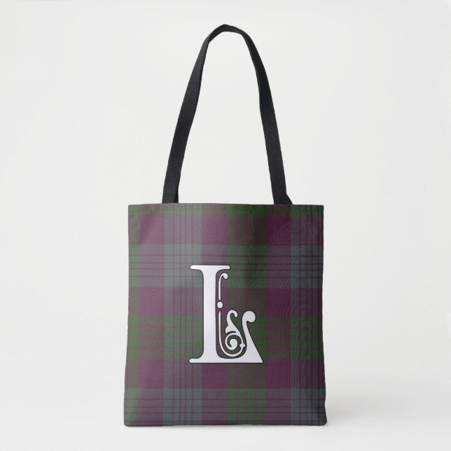 Lang Klan Tartan Monogram Tygkasse (Framsida)