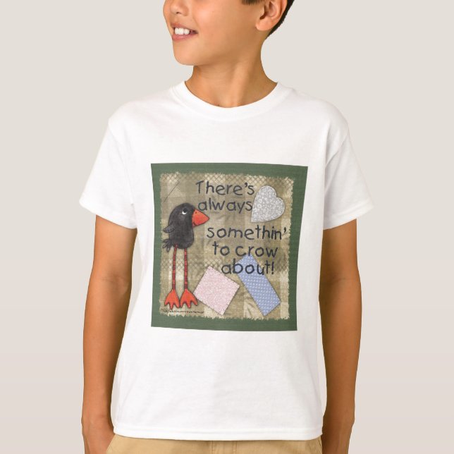 Lång Kråka till Kråka om Tee Shirt (Framsida)