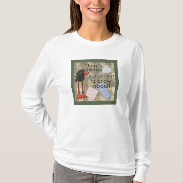 Lång Kråka till Kråka om Tee Shirt (Framsida)