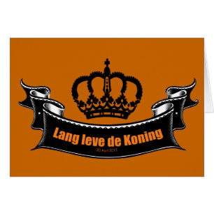 Lang leve de Koning Hälsningskort