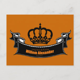 Lang leve de Koning Vykort