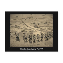 Lång linje från Omaha Beach