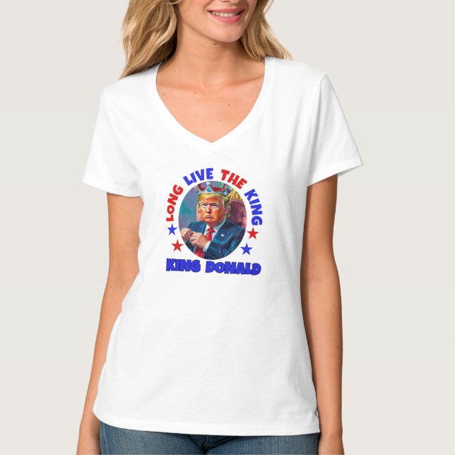 LÅNG LIV KUNG: DONALD TRUMP T SHIRT (Framsida)