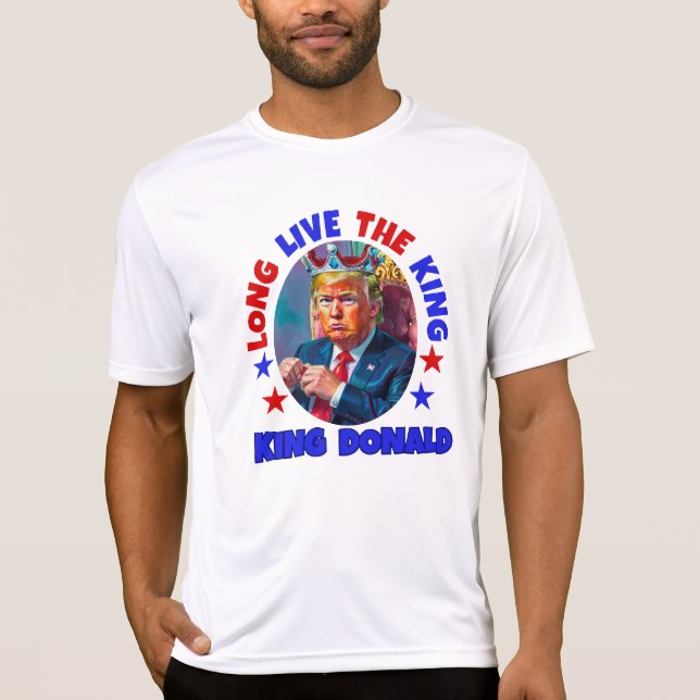 LÅNG LIV KUNG: DONALD TRUMP T SHIRT (Framsida)