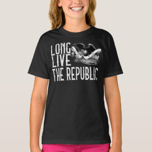 LÅNG LIV REPUBLIKEN - med ÖGON & Banner T Shirt