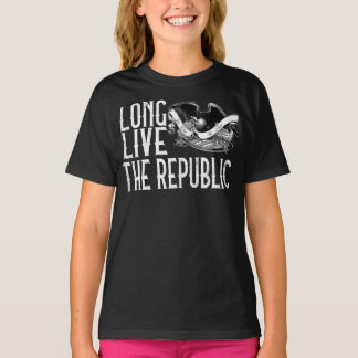 LÅNG LIV REPUBLIKEN - med ÖGON & Banner T Shirt