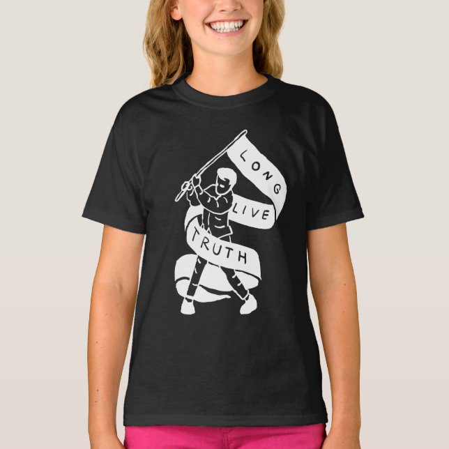 Lång Live-sanning T Shirt (Framsida)