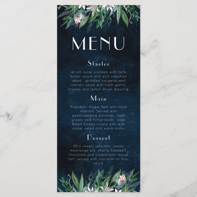 Lång meny 4x9 mall 9. (Framsida)