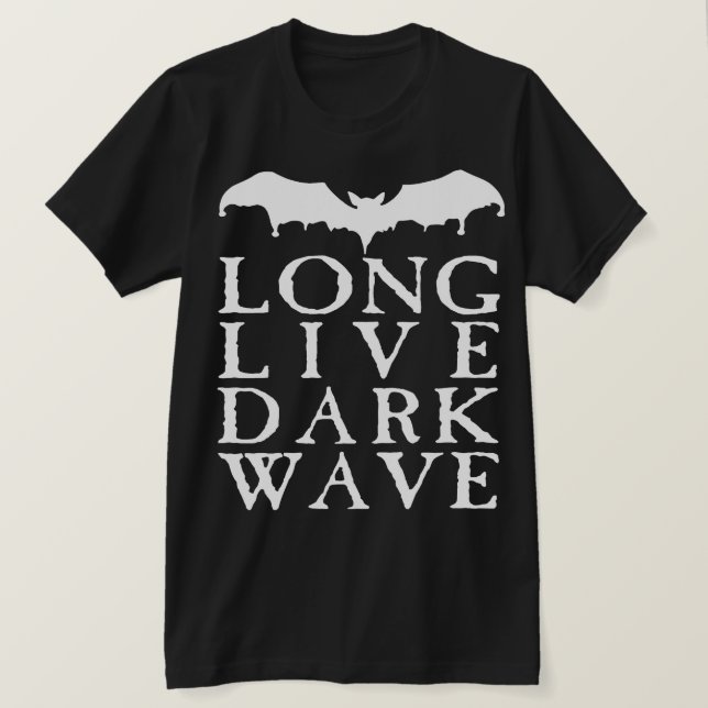 Lång Mörk Tee Shirt (Design framsida)