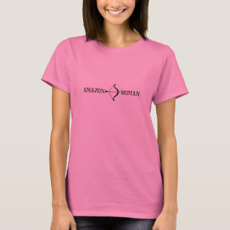 Lång-muff rosa amason t-shirt