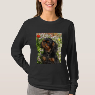 Lång muff skjorta: Spaniel för kung charles Tee