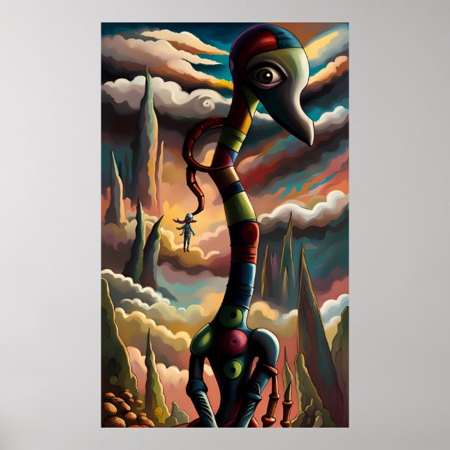 Lång och Kort - Ken Gage Art Poster (Framsidan)